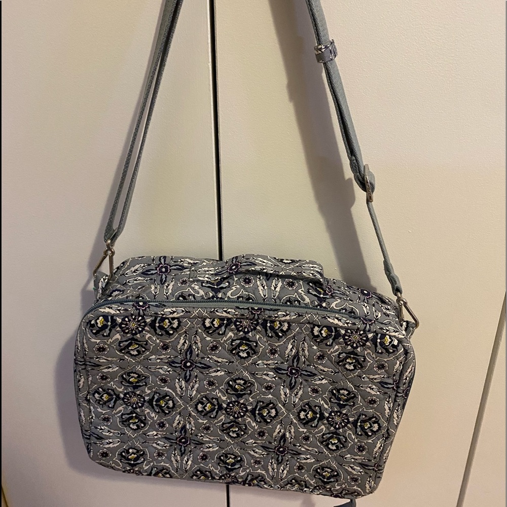 Vera Bradley Grand Vanity Case in Plaza Tile print